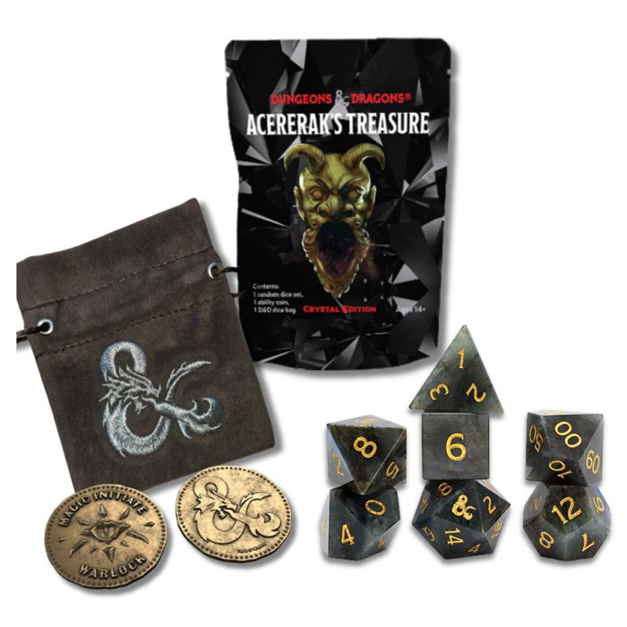 Acererak's Treasure Pack Crystal Edition - Dungeons and Dragons by Sirius Dice - Release Date 2/7/24 - Loaded Dice