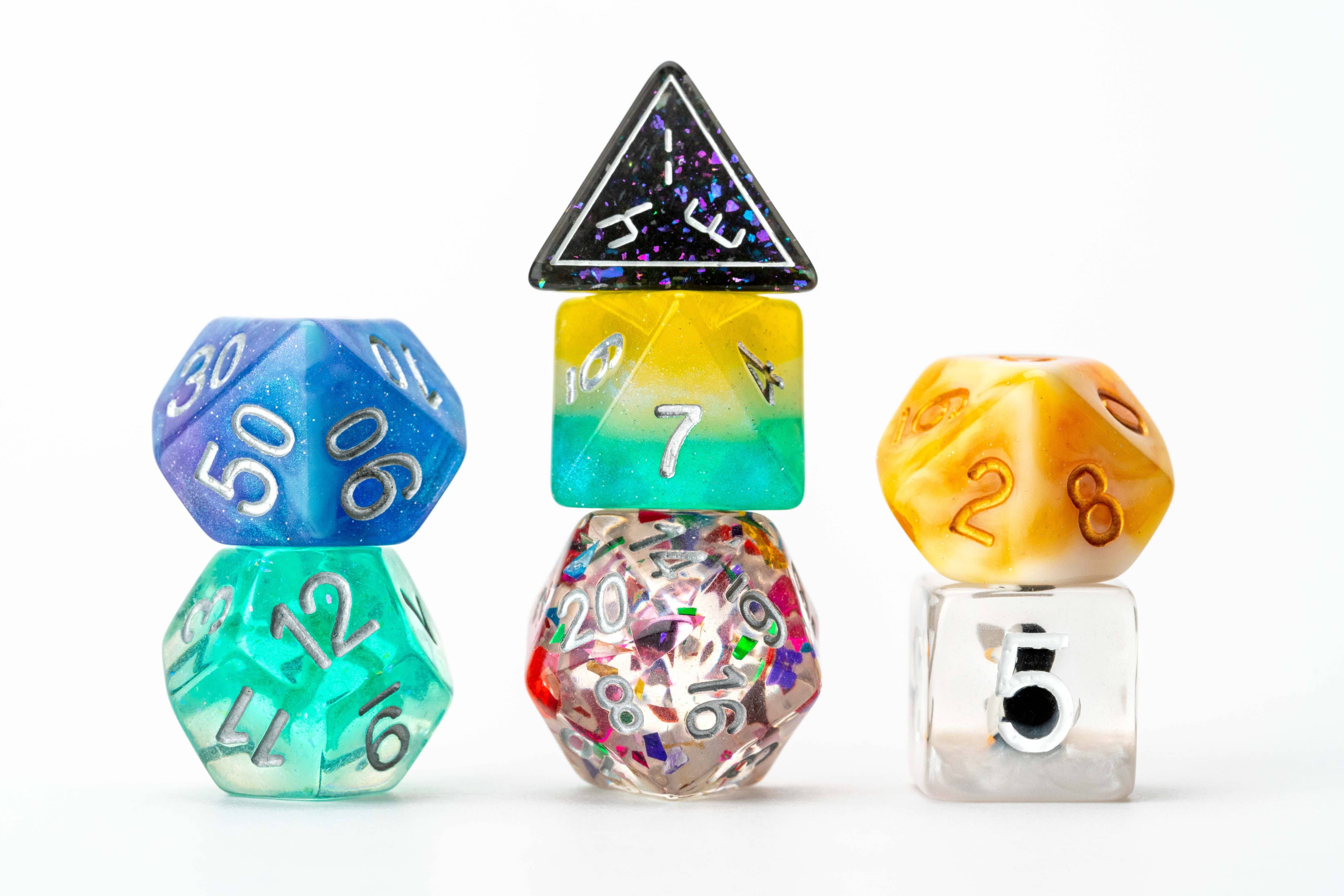 Fanroll - Mystery Misfit Resin Polyhedral Dice Set