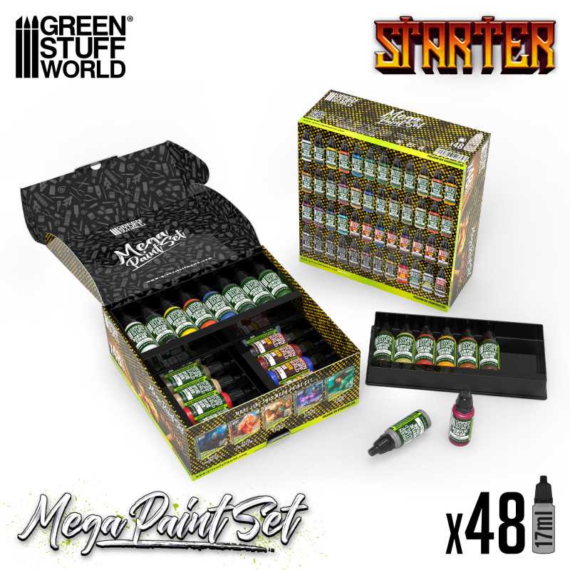 Green Stuff World Starter Mega Paint Set - Loaded Dice