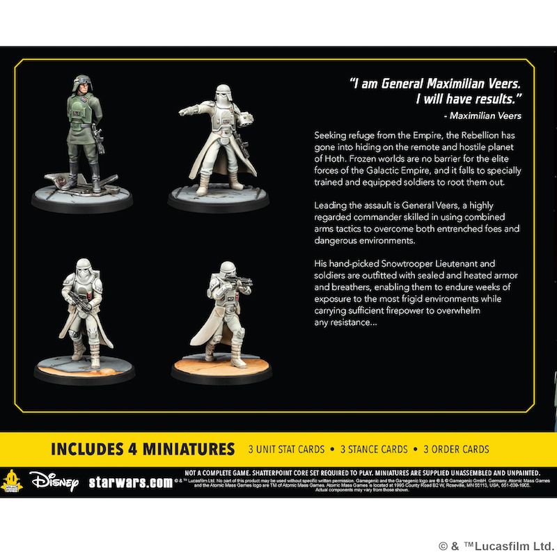 Star Wars Shatterpoint: Maximum Firepower (General Veers Squad Pack)