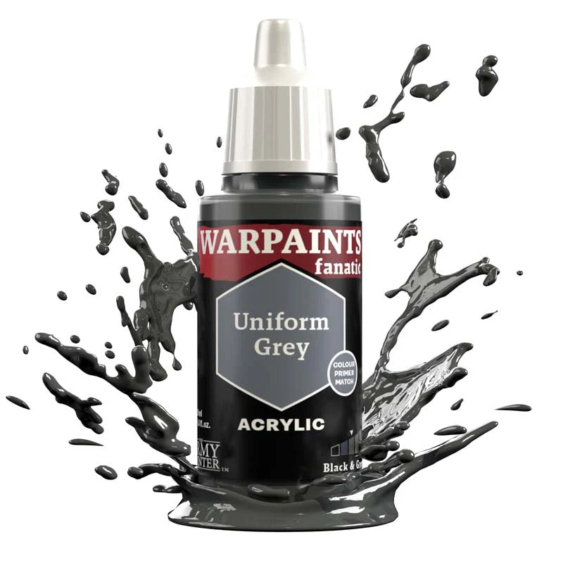 Army Painter Warpaints Fanatic: Uniform Grey 18ml - Loaded Dice