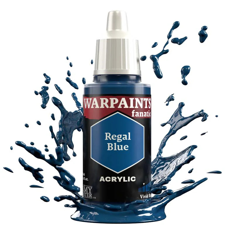 Army Painter Warpaints Fanatic: Regal Blue 18ml - Loaded Dice