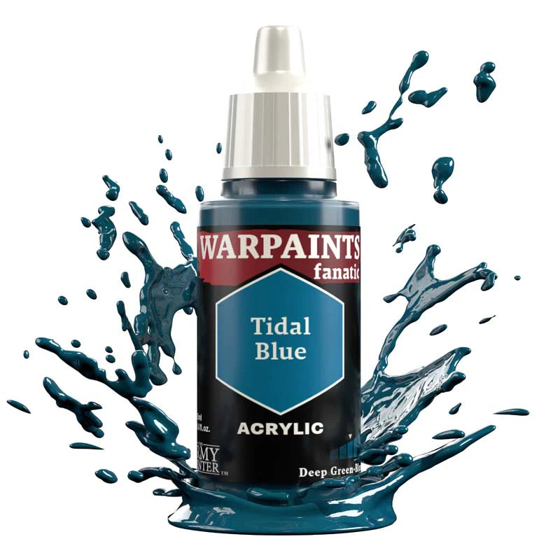 Army Painter Warpaints Fanatic: Tidal Blue 18ml - Loaded Dice