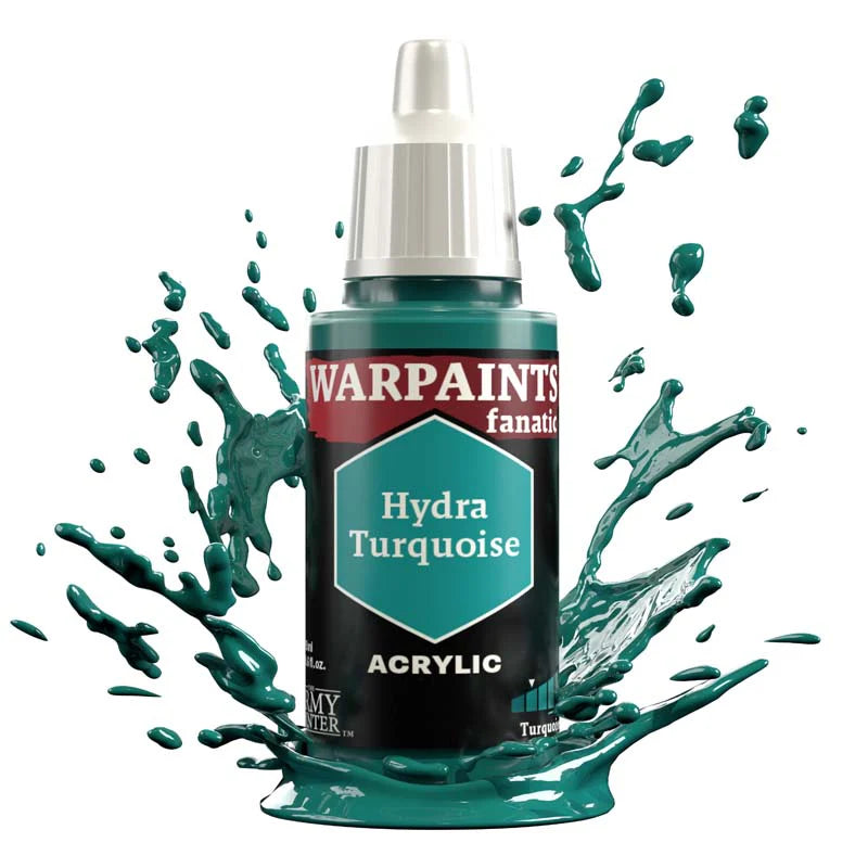 Army Painter Warpaints Fanatic: Hydra Turquoise 18ml - Loaded Dice