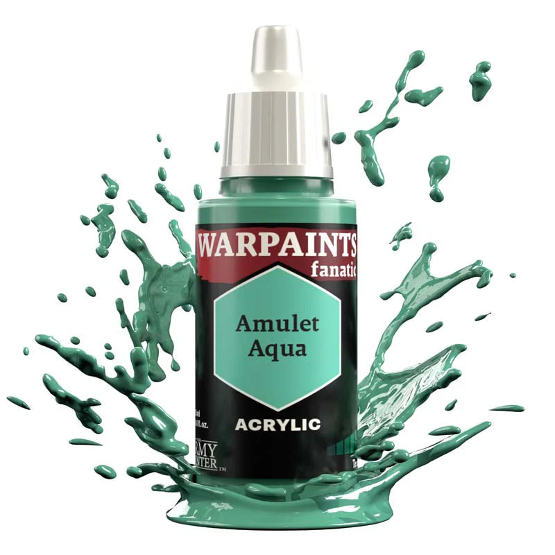 Army Painter Warpaints Fanatic: Amulet Aqua 18ml - Loaded Dice