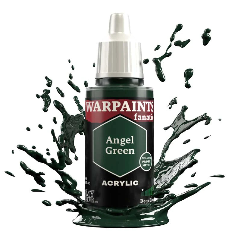 Army Painter Warpaints Fanatic: Angel Green 18ml - Loaded Dice