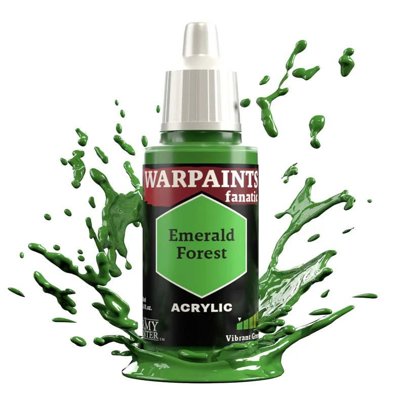 Army Painter Warpaints Fanatic: Emerald Forest 18ml - Loaded Dice