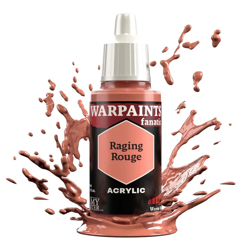 Army Painter Warpaints Fanatic: Raging Rouge 18ml - Loaded Dice