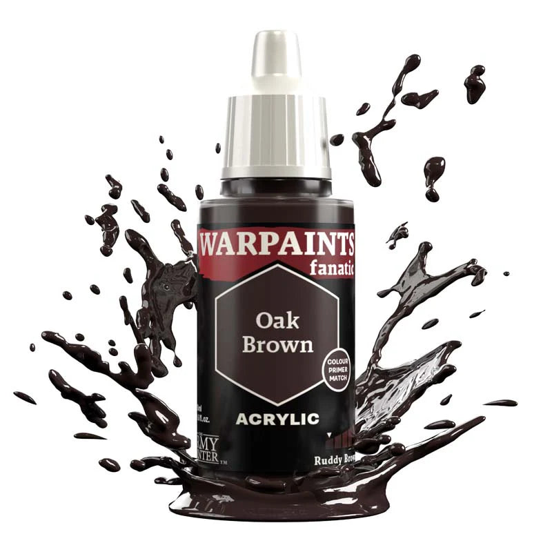 Army Painter Warpaints Fanatic: Oak Brown 18ml - Loaded Dice