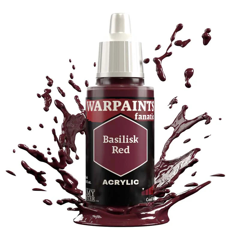 Army Painter Warpaints Fanatic: Basilisk Red 18ml - Loaded Dice