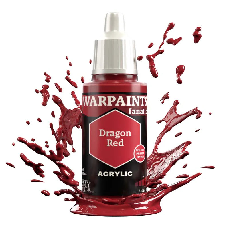 Army Painter Warpaints Fanatic: Dragon Red 18ml - Loaded Dice