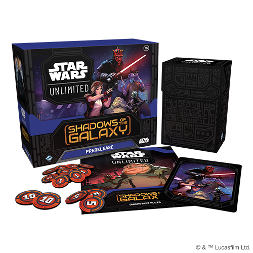Star Wars: Unlimited Shadows of the Galaxy Prerelease Box - Release Date 5/7/24
