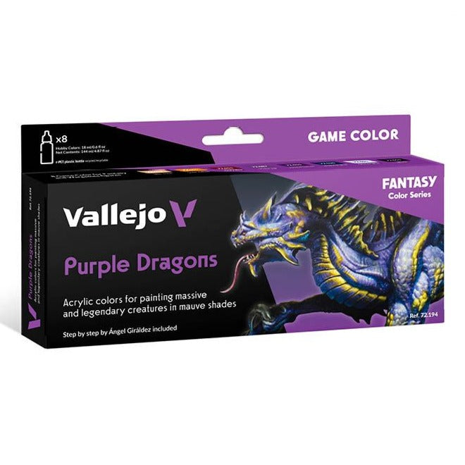 Vallejo Game Color Set - Purple Dragons 72.194 - Loaded Dice