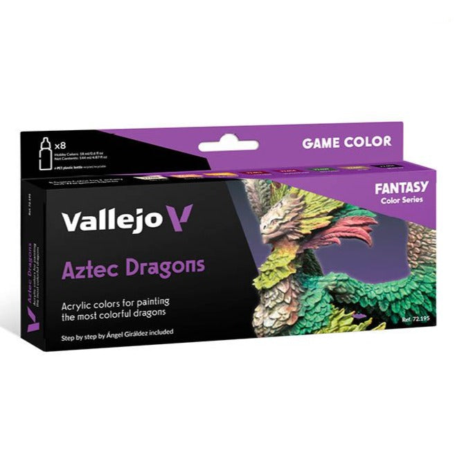 Vallejo Game Color Set - Aztec Dragons 72.195 - Loaded Dice