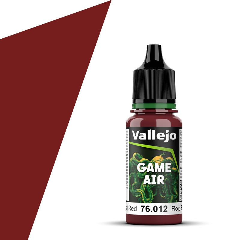 Vallejo Game Air Scarlet Red (18ml) - Loaded Dice