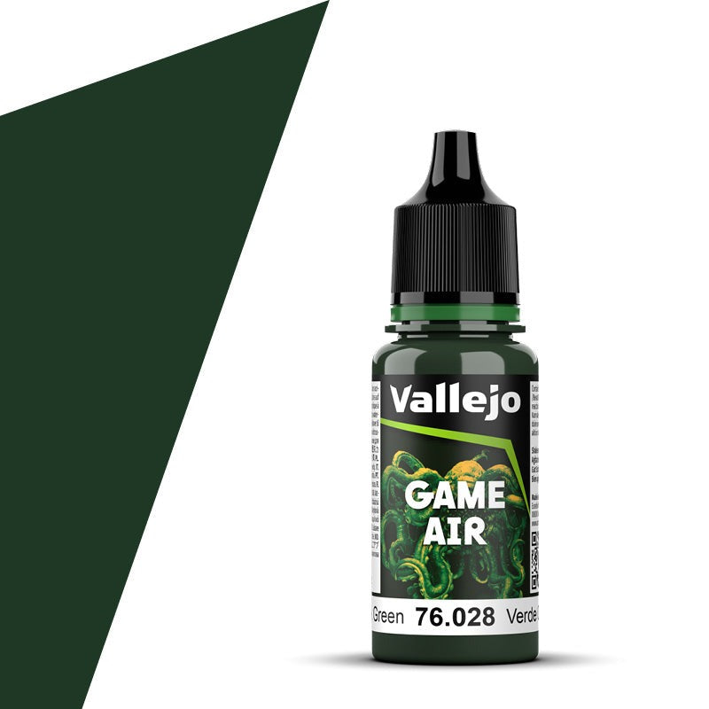 Vallejo Game Air Dark Green (18ml) - Loaded Dice