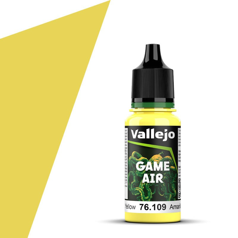 Vallejo Game Air Toxic Yellow (18ml) - Loaded Dice