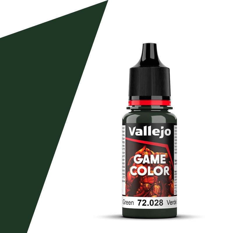 Vallejo Game Color Dark Green (18ml) - Loaded Dice