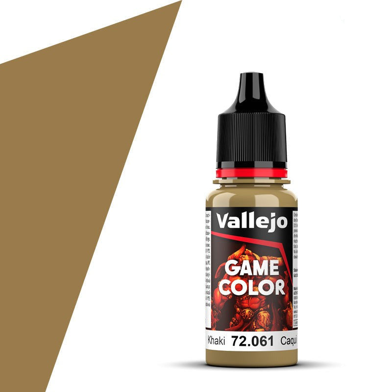 Vallejo Game Color Khaki (18ml) - Loaded Dice