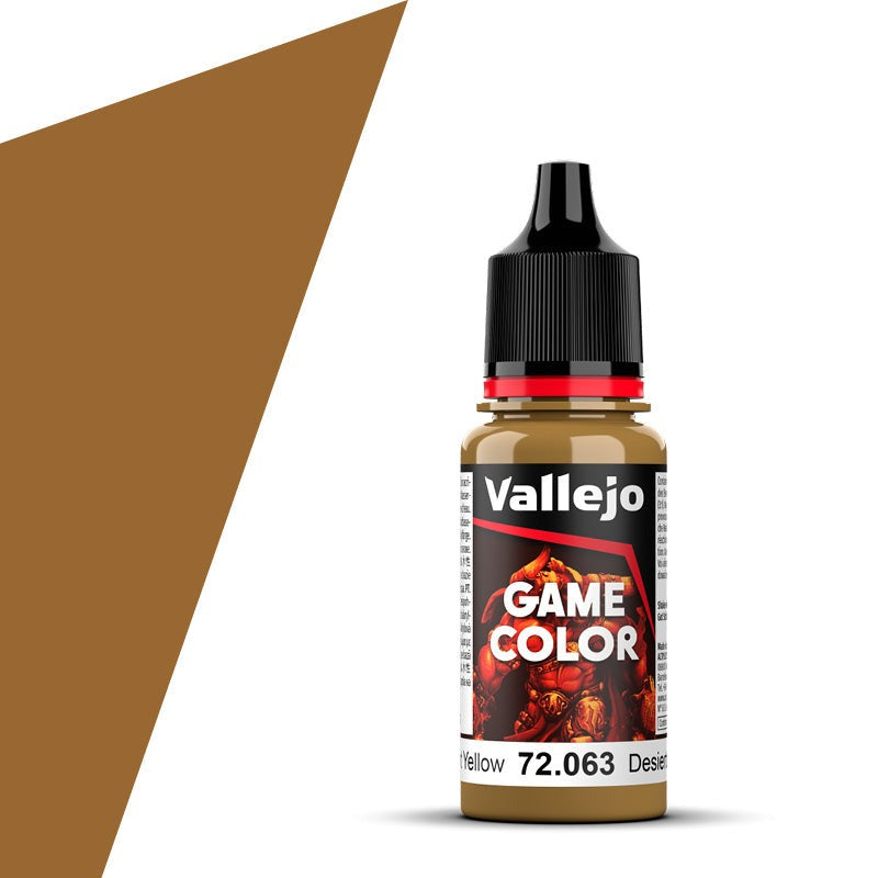 Vallejo Game Color Desert Yellow (18ml) - Loaded Dice