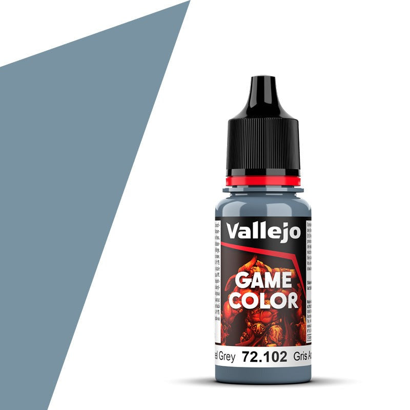 Vallejo Game Color Steel Grey (18ml) - Loaded Dice