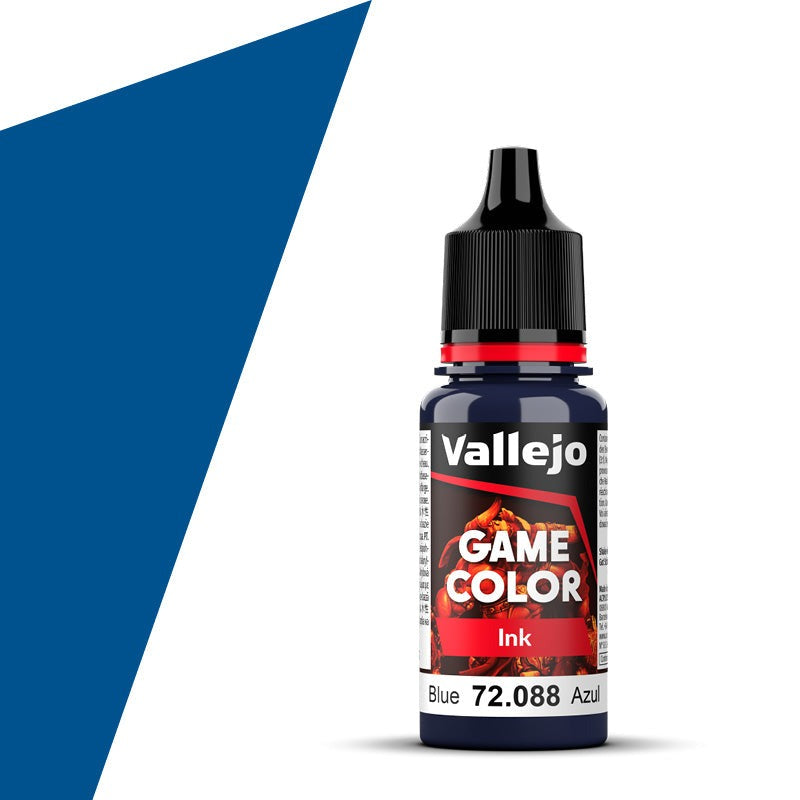 Vallejo Game Color Game Ink - Blue (18ml) - Loaded Dice