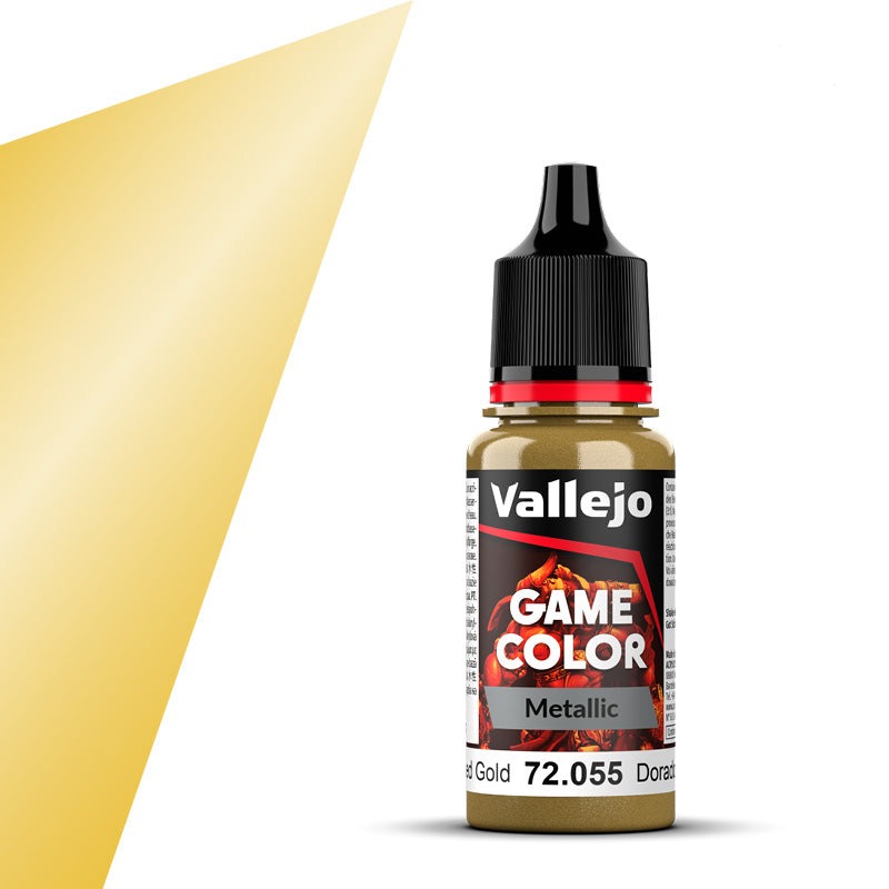 Vallejo Game Color Polished Gold (18ml) - Loaded Dice