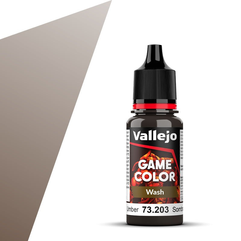 Vallejo Game Color Wash - Umber (18ml) - Loaded Dice