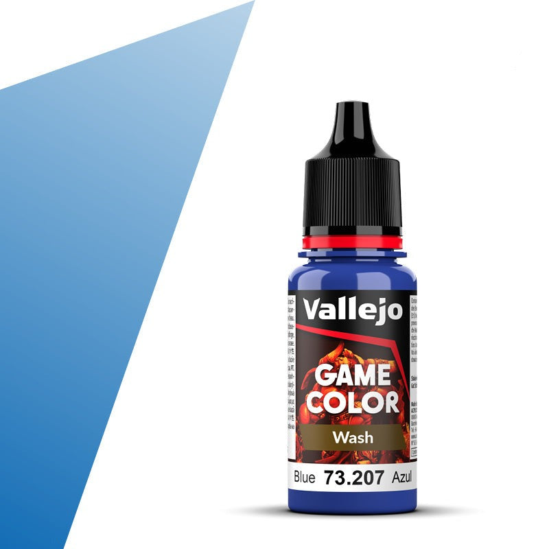 Vallejo Game Color Wash - Blue (18ml) - Loaded Dice