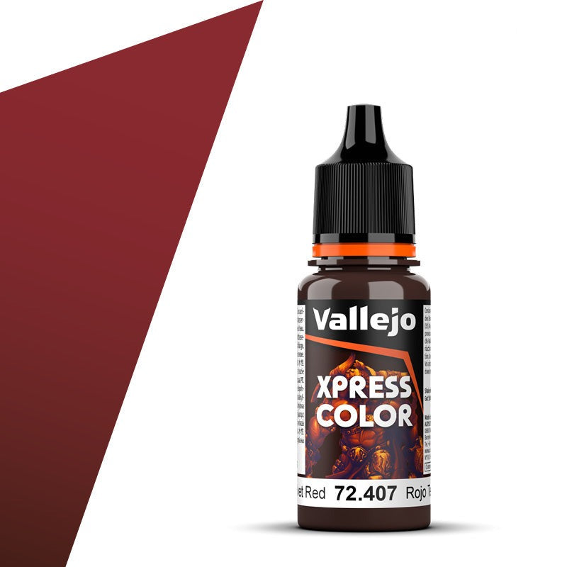 Vallejo Xpress Color Velvet Red (18ml) - Loaded Dice