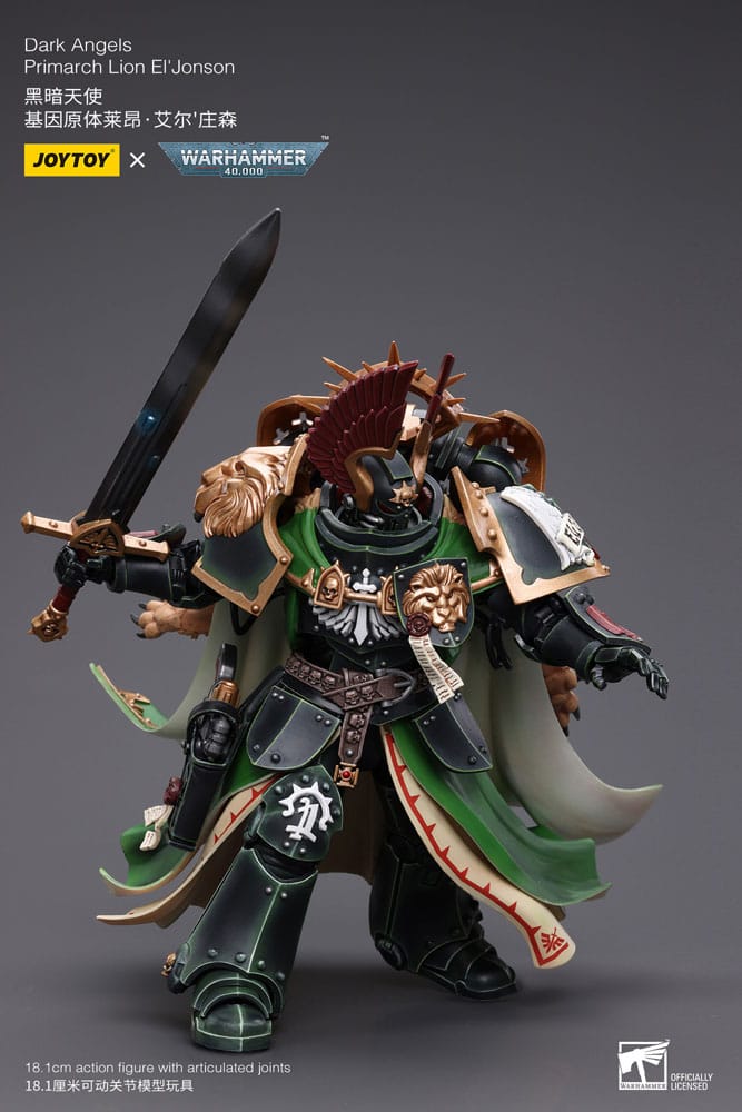 [PRE ORDER] Warhammer 40k Action Figure 1/18 Dark Angels Primarch Lion El' Jonson 18cm - Loaded Dice