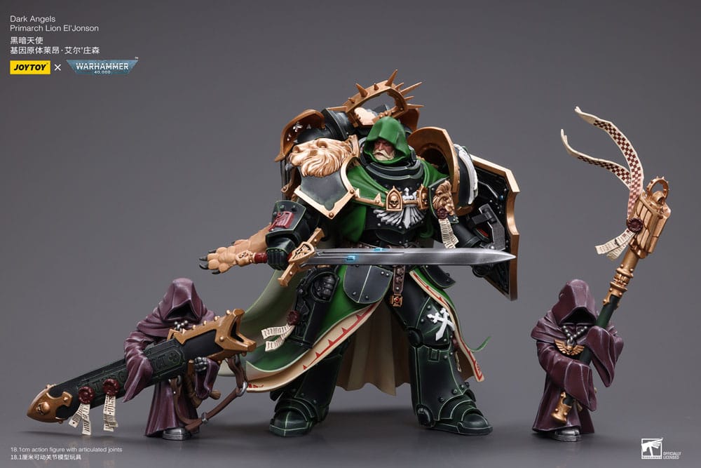 [PRE ORDER] Warhammer 40k Action Figure 1/18 Dark Angels Primarch Lion El' Jonson 18cm - Loaded Dice