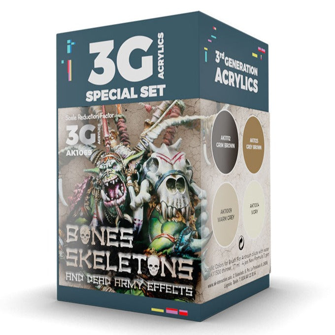 Wargame Color Set: Bones and Skeletons - Loaded Dice